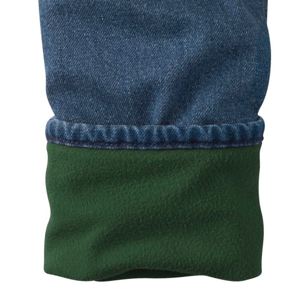 L.L Bean Men's Double Jeans, Classic Fit, Fleece-Lined - Picture 8 of 10